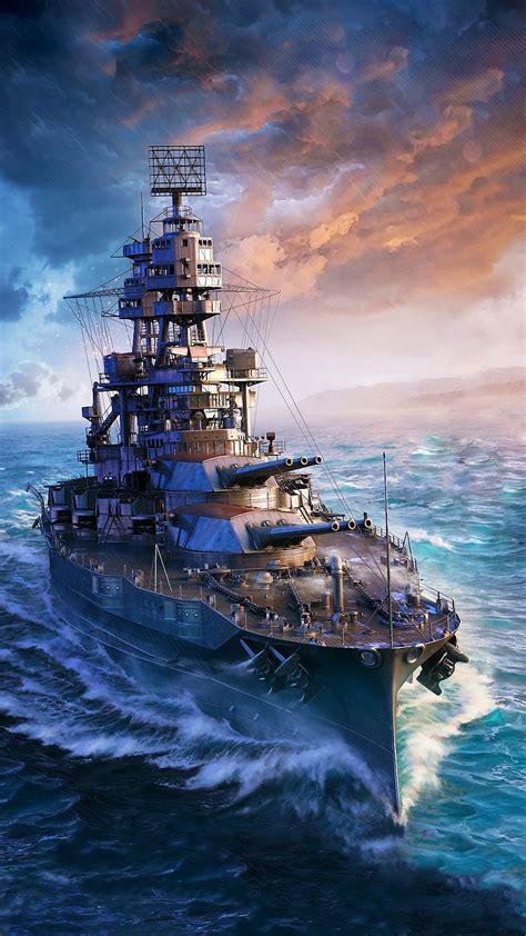 Uss Arizona World Of Warships Wallpaper Us Battleships Navy Art Us