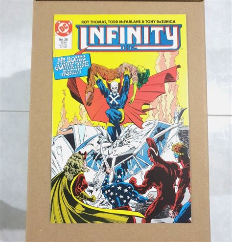 Dc Comics Infinity Inc 28 Very Fine Condition Early Todd Mcfarlane Art