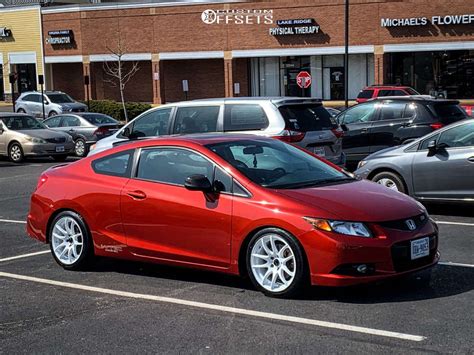 2012 Honda Civic With 17x8 35 Vors Tr4 And 21545r17 Nitto Neo Gen And