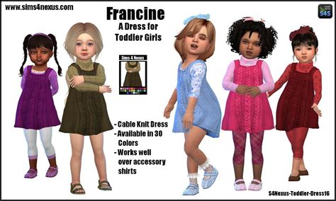 Sims 4 Nexus Sims 4 Toddler Sims 4 Toddler Clothes Sims 4 Dresses
