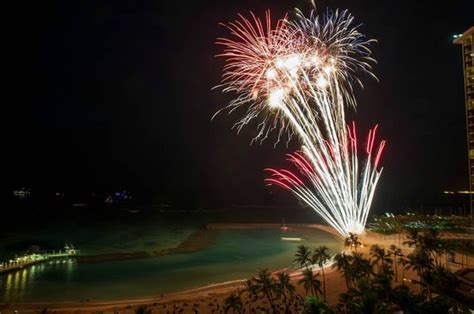 Friday Fireworks View From Room Picture Of Hilton Hawaiian Village