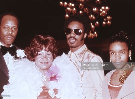 American Singer Songwriter Stevie Wonder With His Father His Mother