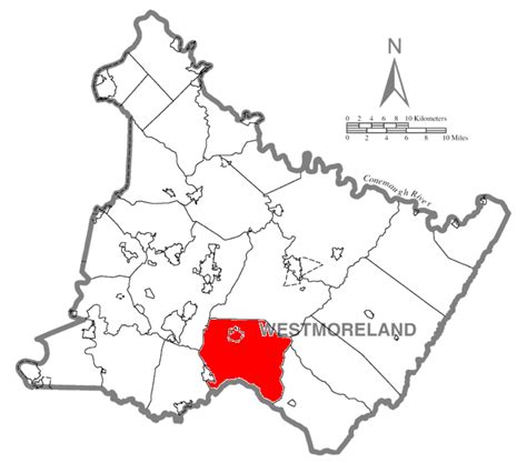 Filemap Of Westmoreland County Pennsylvania Highlighting Mount