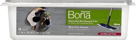 Bona Multi Surface Floor Disposable Wet Cleaning Pads For Stone Tile