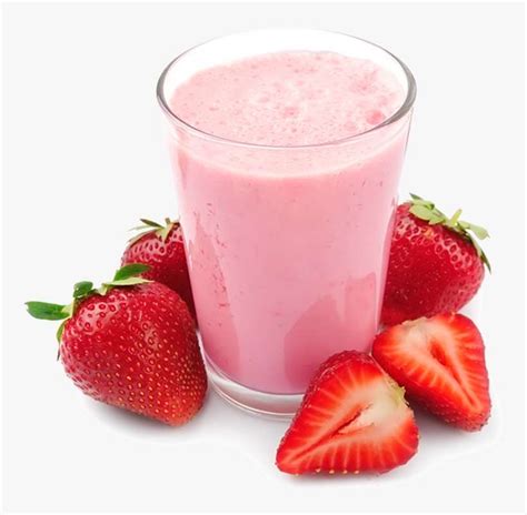 Strawberries Milkshake Clipart