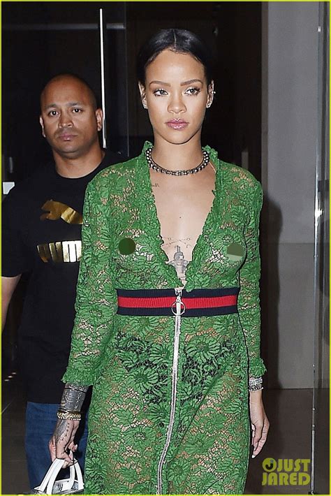 Rihanna Wears Sheer Dress With No Bra In Nyc Photo 3666878 Rihanna