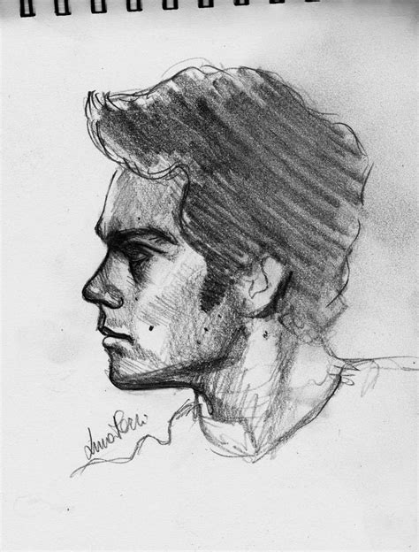 Dylan O Brien Fast Sketch By Bluecknight On Deviantart