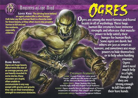 Ogres Weird N Wild Creatures Wiki Fandom