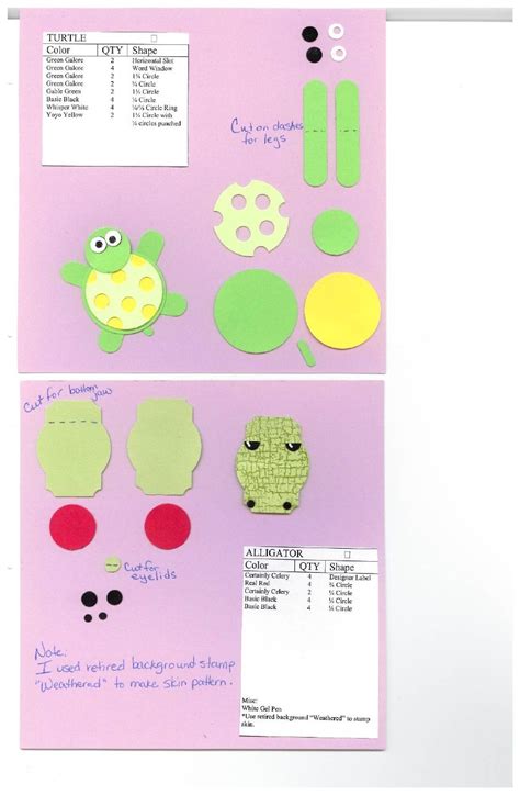 Punchbook Scans Animals Punch Art Cards Paper Punch Card Art