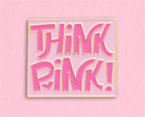 Pink Enamel Lapel Pin Kate Gabrielle