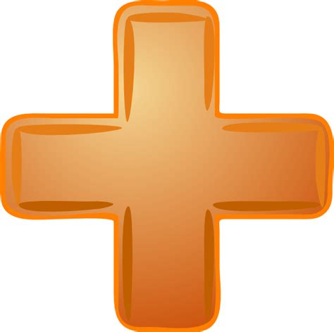 Orange Plus Sign Clip Art At Vector Clip Art Online