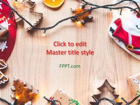 Free Christmas Time Powerpoint Template Free Powerpoint Templates