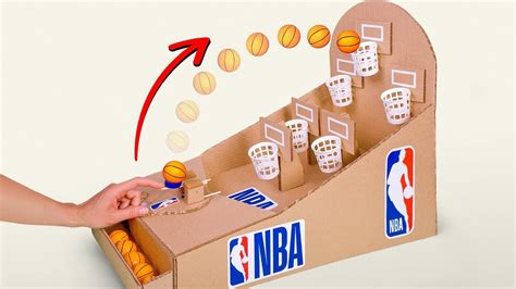 Lets Play Nba Basketball Board Game From Cardboard Youtube