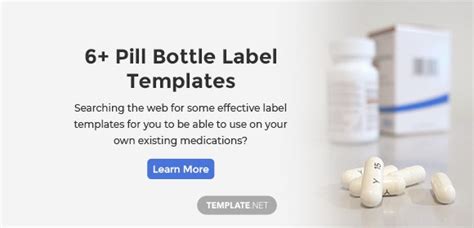 Pill bottle label template prescription label template. 6+ Pill Bottle Label Templates - Word, Apple Pages, Google ...