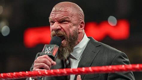 Released Name On Triple H Disliking Him Because Of A Backstage Argument