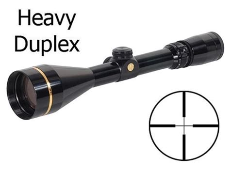 Leupold Vx 3 Rifle Scope 35 10x 50mm Heavy Duplex Reticle Gloss