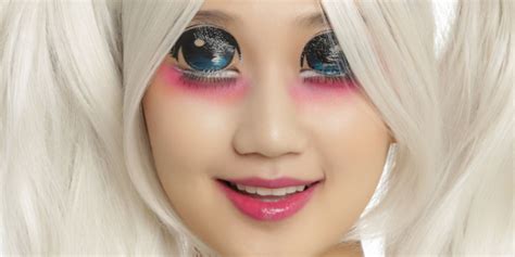 Anime Eye Tattoos Are A Truly Terrifying Halloween Makeup