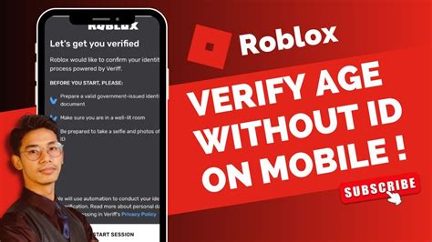 How To Verify Your Age On Roblox Without Id On Mobile Youtube