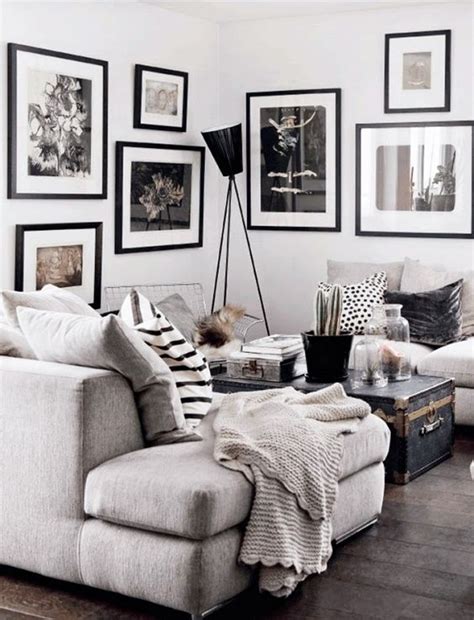 49 Black And White Living Room Ideas