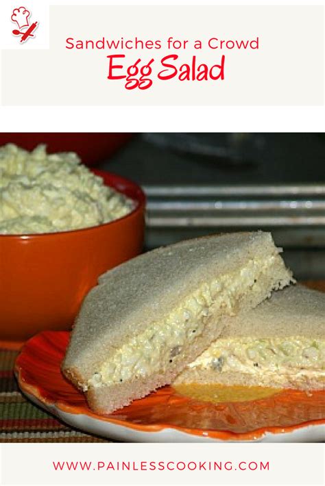 Sandwiches For A Crowd Egg Salad Delicious Sandwiches