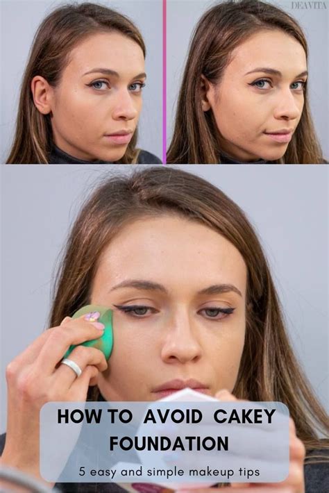 How To Avoid Cakey Foundation 5 Easy And Simple Makeup Tips In 2021