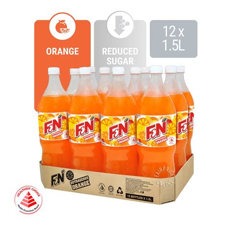 Fandn Flavoured Bottle Drink Outrageous Orange Ntuc Fairprice