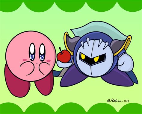 Kirby And Meta Knight By Maihime 1009 On Deviantart