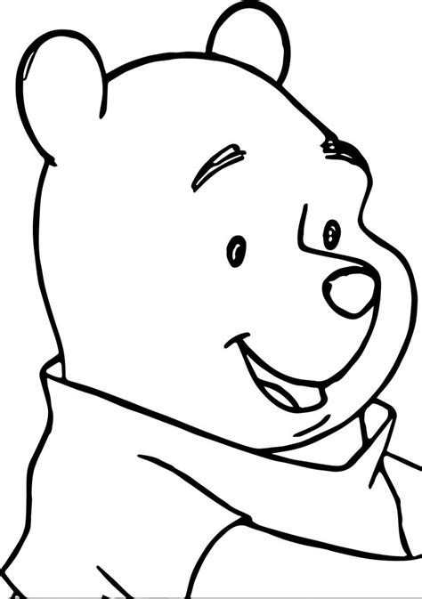 Winnie The Pooh Smile Coloring Page