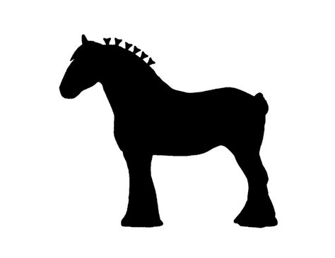 Horse Silhouette Art Horse Silhouette Clydesdale Horses Horses