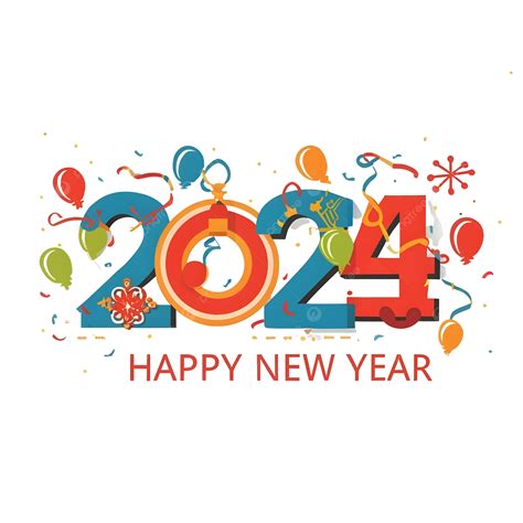 Joyful Happy New Year 2024 Joyful Happy New Year 24 New Year Png