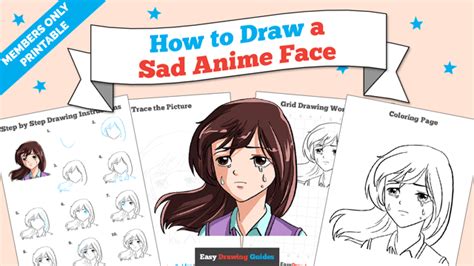 How To Draw A Sad Anime Face Really Easy Drawing Tutorial