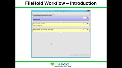 Filehold Workflow An Introduction Youtube