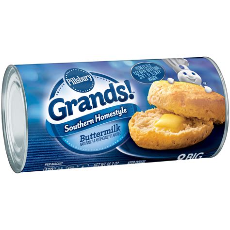 Cook up warm, flaky buttermilk breakfast biscuits with no artificial colors or high fructose. UPC 018000001828 - Grands! Homestyle Buttermilk Biscuits ...