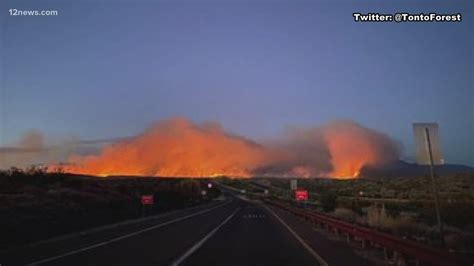 Massive Wildfires Burn Around Arizona Force Evacuations