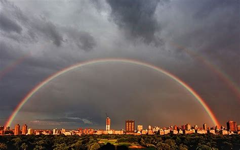 Double Rainbow Over Nyc Central Park Cool Pictures Of Nature