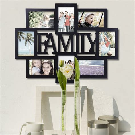 8 Opening Wooden Photo Collage Wall Hanging Picture Frame Wayfair