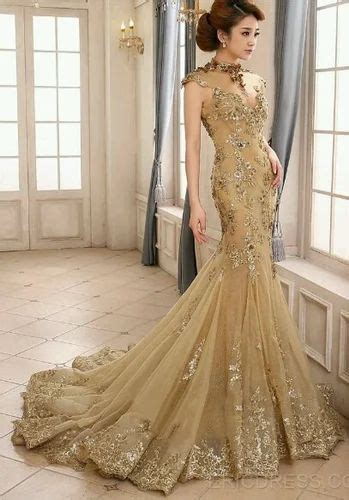 Golden Bridal Gown At Rs 18000 Ladies Western Wear In Delhi Id