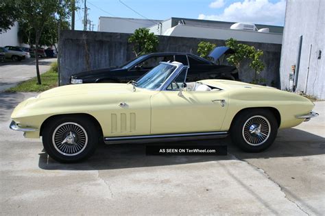 1965 Corvette Convertible Numbers Matching 327 350hp 4 Speed Knock