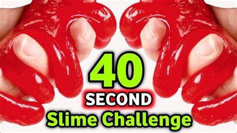 🥵40 second slime challenge👅🎧 how to make slime with fevigum at home easy [asmr] youtube