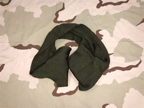 us military scarf green wool etsy