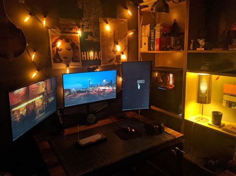 Its The Perfect Balance Between Cozy And Tech Gaming Room Setup