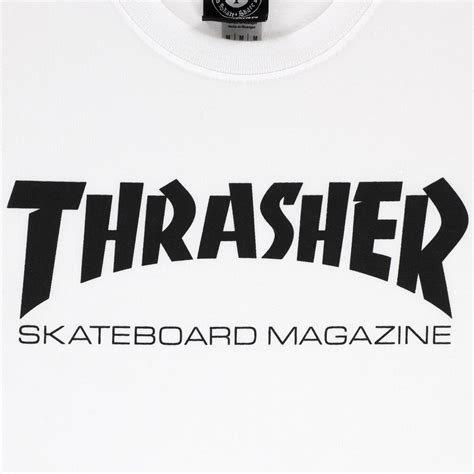 Thrasher Skate Mag T Shirt White Tactics