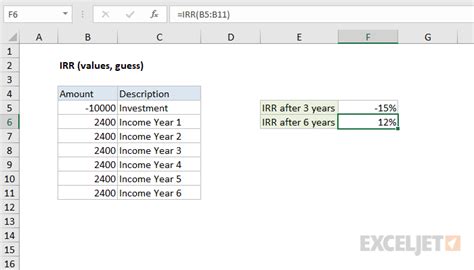 How To Calculate Irr With Excel Haiper