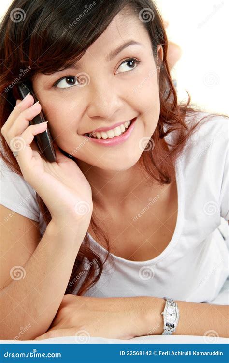 woman talking on the phone stock image image of female 22568143