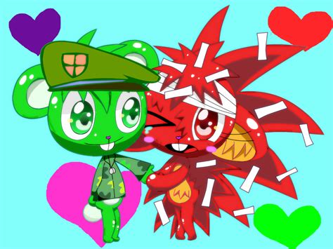 Flaky X Flippy By Lovehtf421 On Deviantart