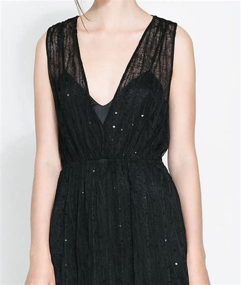 Zara Black Dress Halter Formal Dress Formal Dresses Zara Black My