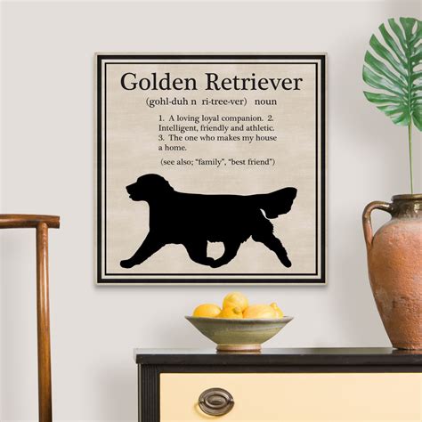 Golden Retriever Canvas Wall Art Print Dog Home Decor Ebay
