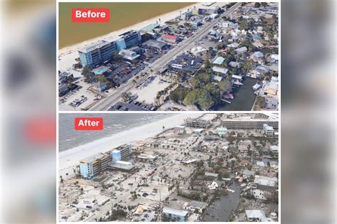 Aftermath Of Category 4 Storm “hurricane Ian” Shows Massive Destruction