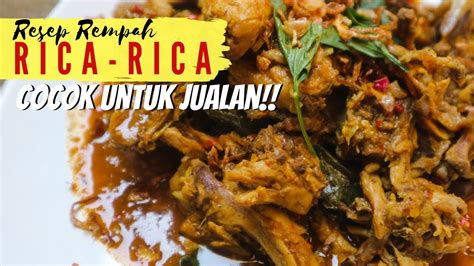 Resep semur tahu sederhana manis gurih dan lezat resep soto babat gurih lezat serta mudah cara membuatnya resep rica rica daging sapi, pedas dan gurih menggugah selera. Resep Ayam Rica Rica Rempah | PEDAS MANIS LANGSUNG HABISS ...