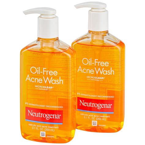 Neutrogena Oil Free Acne Fighting Face Wash With Salicylic Acid 91oz